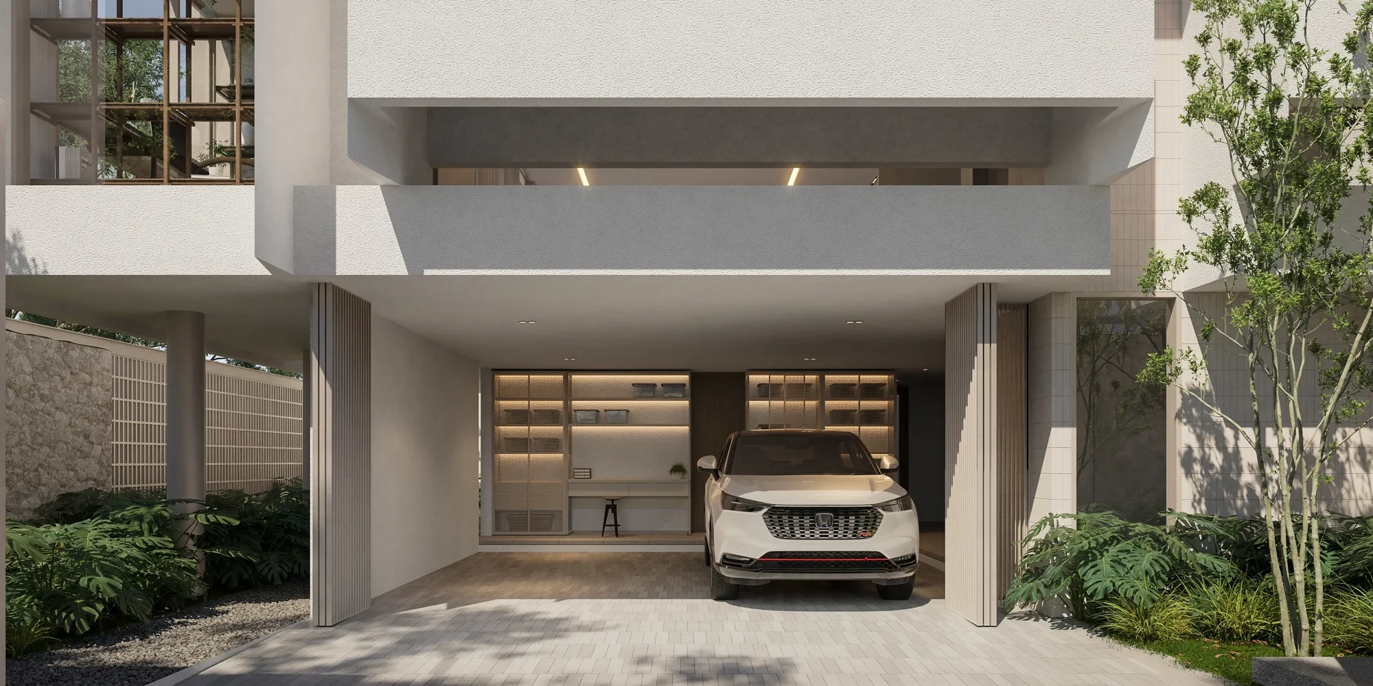 T12 Carporch And Sevice Area